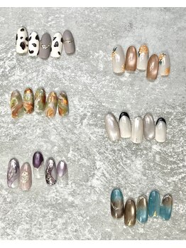 ノディット バイ ベース(NODiT by BACE.)の写真/定額デザイン毎月更新だから続けやすい◎トレンドデザイン豊富なネイルで彩る♪