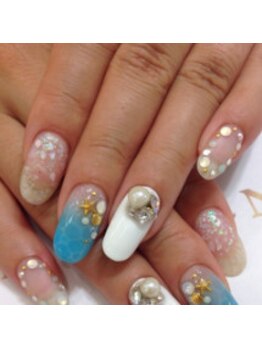 クリスタルネイル ボンベルタ橘店(CRYSTAL NAIL)/夏ネイル