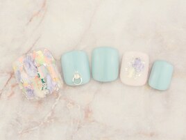 フットネイル☆シェル×フィルム