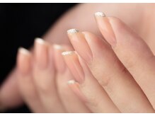 エムスラッシュ センター南(M.SLASH)/上品ラメフレンチ　13200円