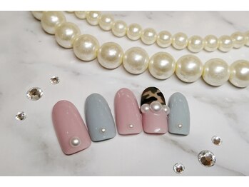 エルモ グラン(Elmo Glan)/パステル迷彩ネイル6980円