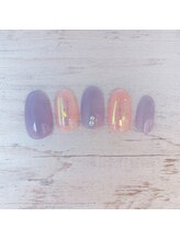 ネイルアンドまつ毛エクステ ルーナ イオン多摩平の森店/popデザインネイル