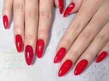 モアニ ヒロオ 渋谷店(MOANI Hiroo)/ロングに映える赤ネイル☆