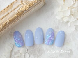 紫陽花*しずくnail