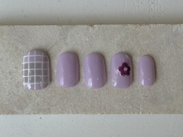 紫陽花ネイル