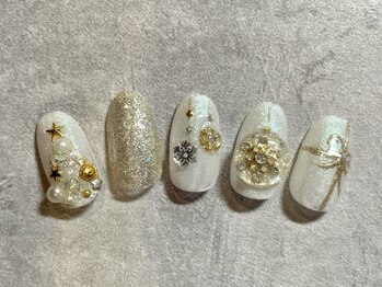 ネイル ナテュール 平塚店(Nail Nature)/綾花作☆雪の結晶
