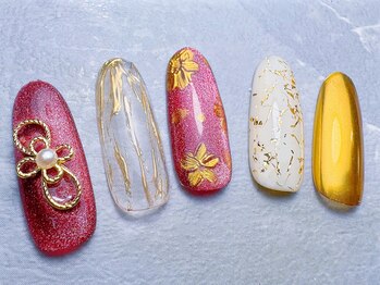 マジックミラー/成人式ネイル