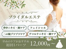 プライベートエステサロン トゥインクルの雰囲気（【札幌ブライダルエステ】ドレス対応◎背中/デコルテ/二の腕ケア）