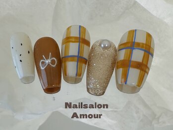  キラキラ秋のネイルコース¥7980