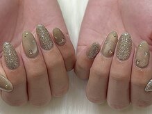 ネスネイル 池袋(Nes.nail)/大人 バレンタイン/キラキラ