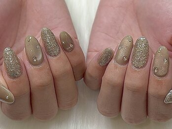 ネスネイル 池袋(Nes.nail)/大人 バレンタイン/キラキラ