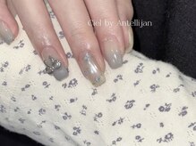 シエル バイ アンテリジャン(Ciel By Antellijan)/春の薔薇ネイル