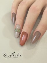セントネイルズ (St.Nails)/6月限定シンプルデザイン¥4950