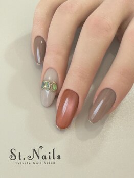 セントネイルズ (St.Nails)/6月限定シンプルデザイン¥4950