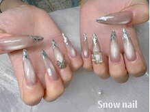 スノーネイルサロン 新宿店(Snow nail salon)/ガラスフレンチネイル