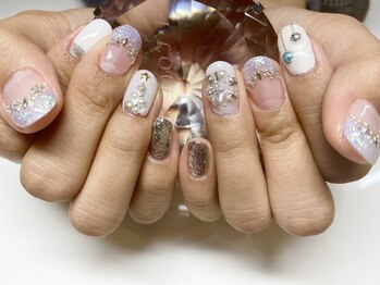 ダブルムーンビューティフル(DOUBLEmoonBeautiful)/ホワイトクリスマス＆淡いブルー