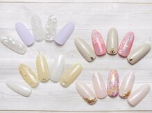 クー ネイルズ 本厚木店(Kuh Nails)の雰囲気（初回定額コースは１４０種類以上のサンプルからお選び頂けます♪）