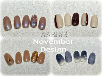 ロテン ガーデン/１１月定額ネイル