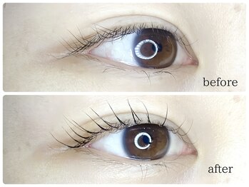 ベル(Bell)/before after【まつげパーマ】