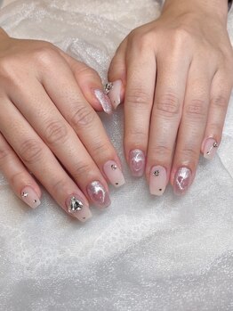 モカ 心斎橋(moca by Lee)/【Aina】ハートマグネットネイル