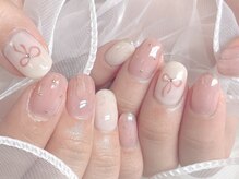トイロ 西院店(TOIRO)/ニュアンス × リボンネイル
