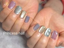 プリンセスネイル(Princess nail)/5色マグ×スタッズ12300