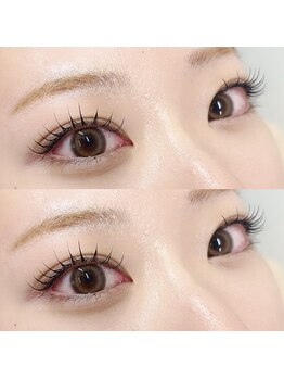 ネイルサロン タイムズスクエア 梅田店(Nail Salon Times Square)/フラットラッシュ 束感 120本