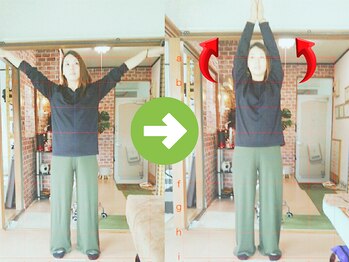 サプライズ整体院/30代ママさんの肩こり初回結果