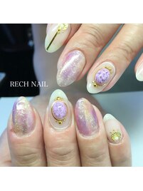 パープルでエスニック風