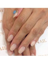 クリスタルネイル ボンベルタ橘店(CRYSTAL NAIL)/シンプルネイル