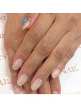 クリスタルネイル ボンベルタ橘店(CRYSTAL NAIL)/シンプルネイル