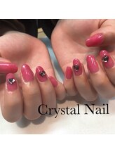 クリスタルネイル ボンベルタ橘店(CRYSTAL NAIL)/ハートネイル