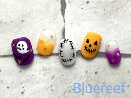 ハロウィンネイル