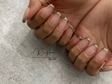 ルフレ(Rufle)/ラメフレンチデザイン