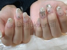 ダイフクネイルズ(Daifuku nails)/グラデーション＆ストーン