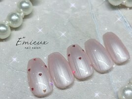 ハートホロネイル