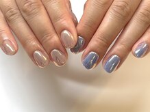 フィロンネイル 大森店(filonnail)/ワンカラー+オーロラ