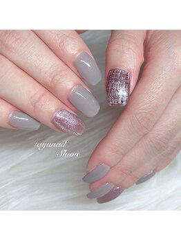 たゆ ネイル(たゆnail)/パラジェルマグツイードネイル