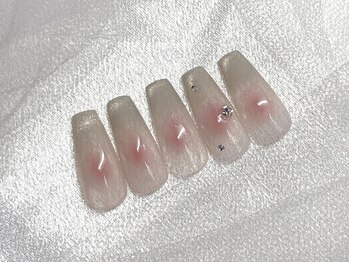 ネイルサロン ネイルシー(NaiL.C)の写真/【チークマグネット￥6980！】じゅわっと可愛い♪春にぴったりのトレンドデザインをお得に楽しもう★