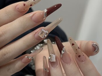 Best Nail 銀座店【ワンホンネイル・スカルプ・パラジェル・上品ジェルネイル】/長さ出しやり放題デザイン