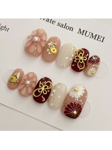ムメイ(MUMEI)/成人式前撮り用ネイルチップ
