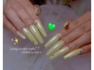 ロングスカルプシンプルカラー☆