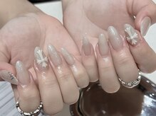 デュリブリンクネイル 高田馬場(Duli blink nails)/ワンカラー×ラメ＊