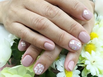 プルミエ ネイル(Premier Nail)/ホロのお花☆定額デザイン