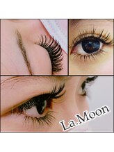 ラ ムーン アイラッシュアンドヘアメイク(La.Moon)/上220本Ｃカール　下80本8ミリ　