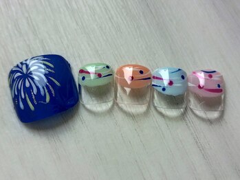 ナビネイル(Nabi nail)/夏祭りネイル