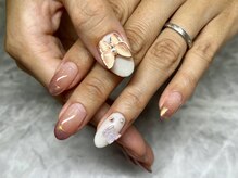 エーネイルルーム(A.Nail.room)/蝶々&オーロラネイル
