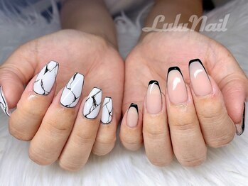 ルルネイル(Lulu Nail)/大理石ネイル