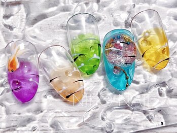 ニコネイル(NIKO NAIL)/夏祭りネイル