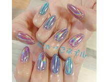 にゃーこネイル/ユニコーン☆持ち込みデザイン